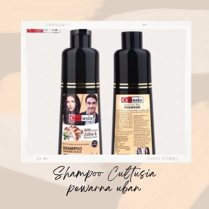 sampoo black pewarna uban