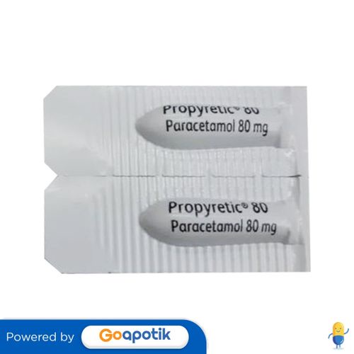PROPYRETIC 80 MG SUPPOSITORIA