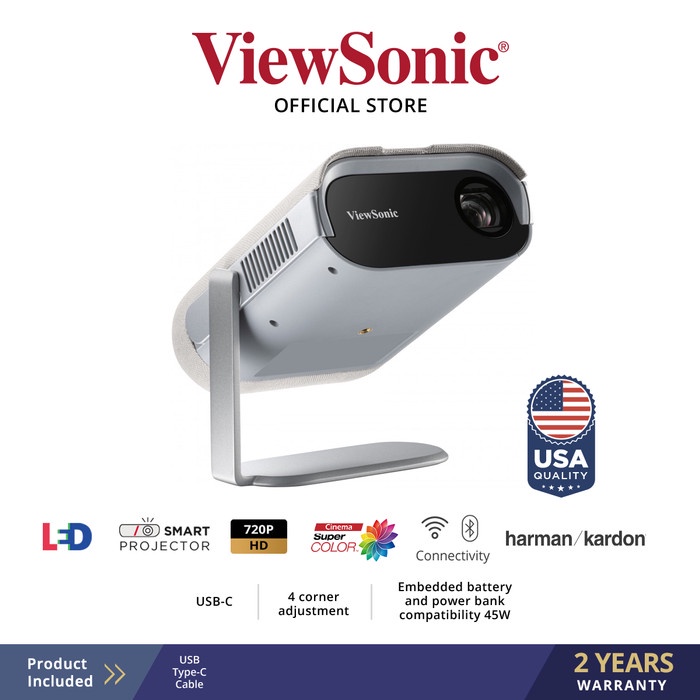 Hawas Viewsonic M1 Pro Smart Led Ultimate Portable Projector