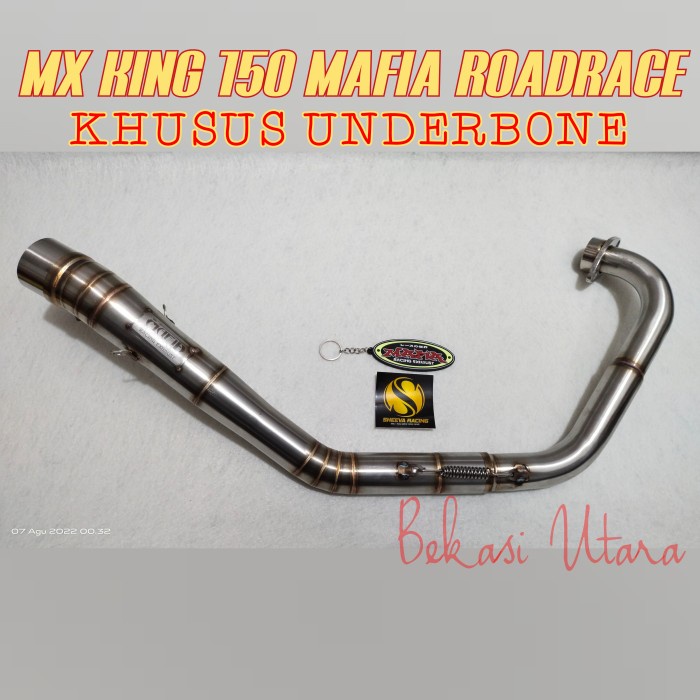 Cod Header Pipa Mx King 150 Underbone Model Roadrace Kode Dit132