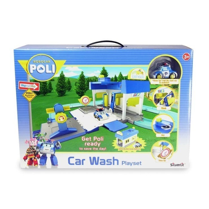 Mainan Robocarpoli 83159 Car Wash Playset