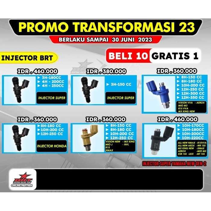 Injector Yamaha Gen 2 Brt