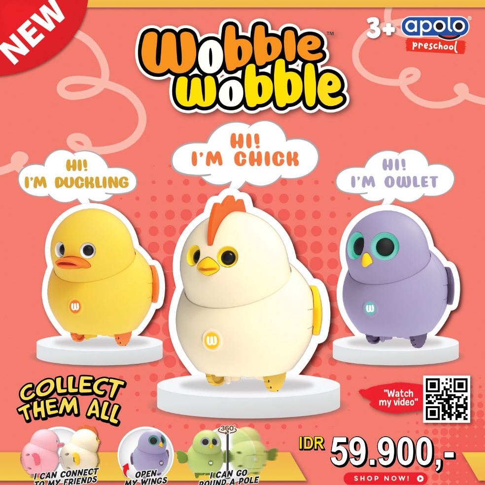 TERMURAH Apolo Wobble-Wobble Pre-School