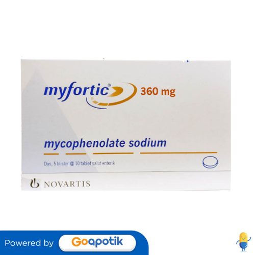 MYFORTIC 360 MG BOX 50 TABLET