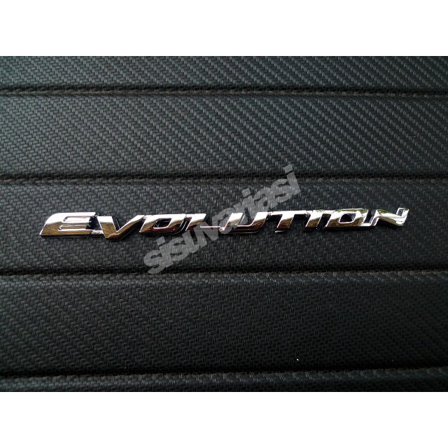 Termurah Emblem Evolution Chrome New Original