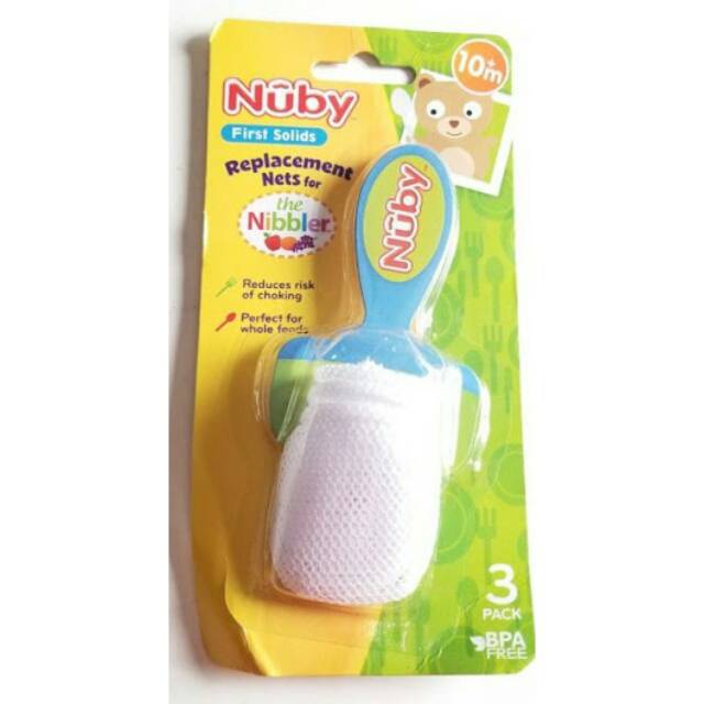 Nuby Replacement Nibbler 3 pack