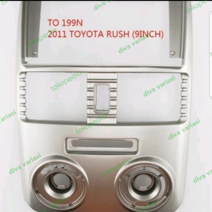 Promo Frame Panel Android 9 Inch Mobil Rush Terios 2011-2015 Android