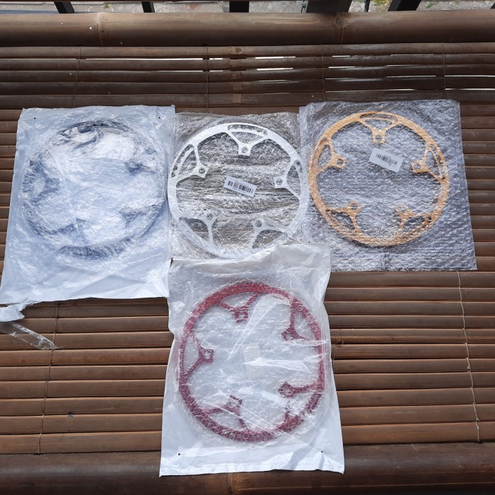 Chainring Litepro 53T Bcd Black,Silver,Red,Gold
