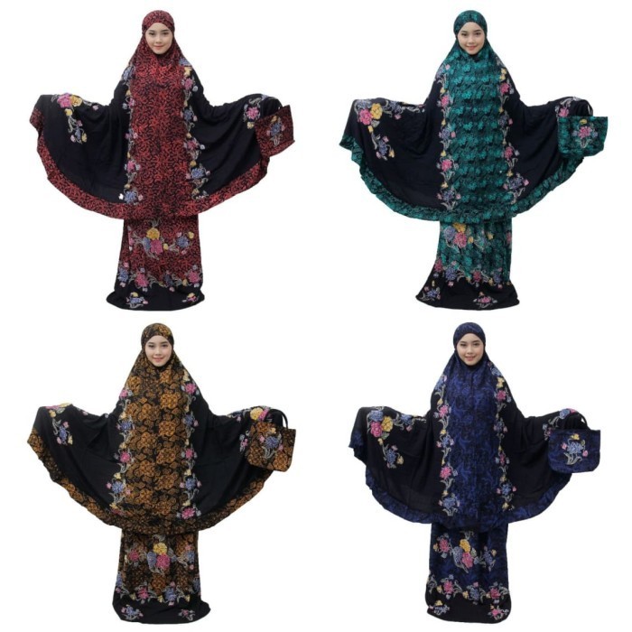 COD READY MUKENA BATIK CAP JUMBO Pekalongan