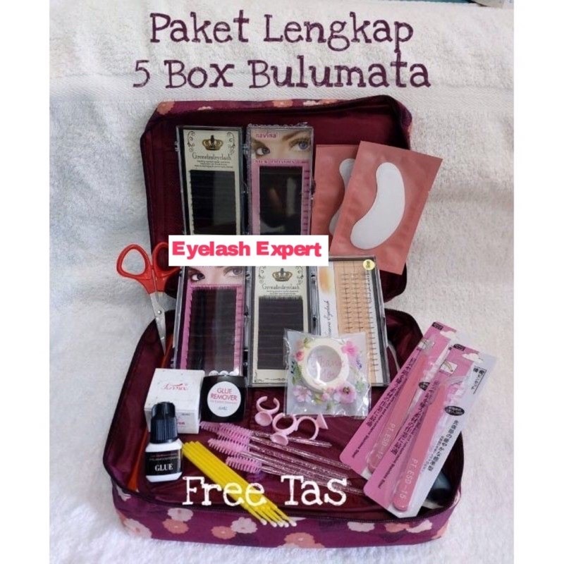 Paket Lengkap Eyelash Extension