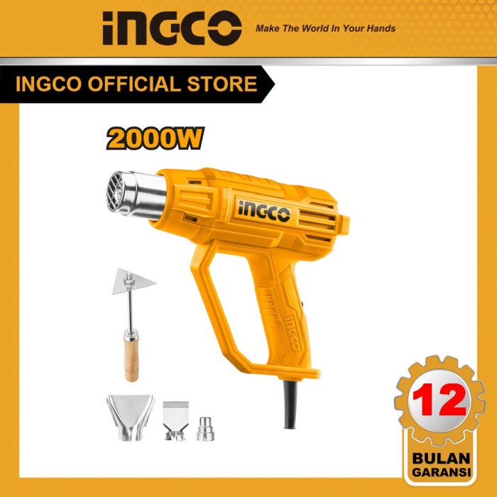 Mesin Heat Gun Basic 2000Watt Ingco Hg200038