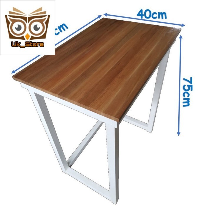 Bae Meja Lipat 80X40 Tinggi 75 Full Kayu Solid