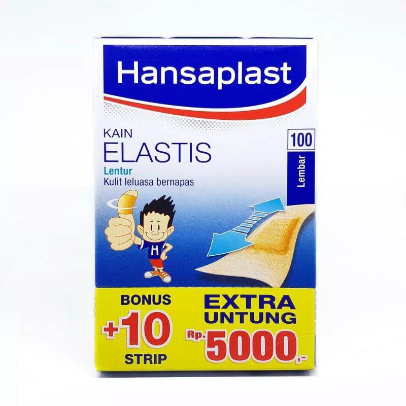 [Isi 10 Pcs] Hansaplas Kain Elastis