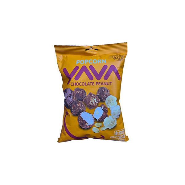 YAVA POPCORN CHOCO PEANUT 60G