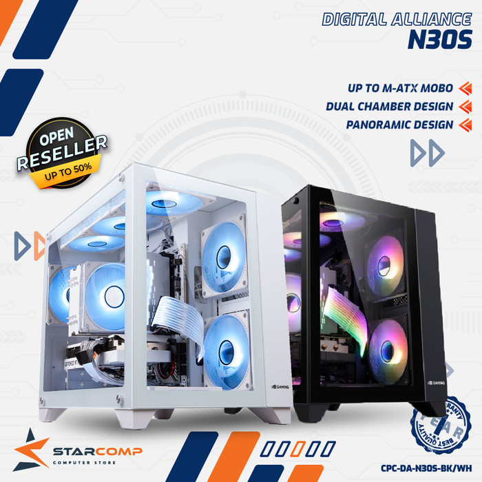 Digital Alliance Gaming Chassis N30S Gaming Case Da N 30S