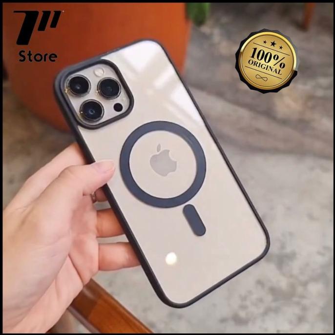 Iphone 11|12|13|14|Pro Max|Mini|Plus Hard Case Magsafe Soft List BLACK