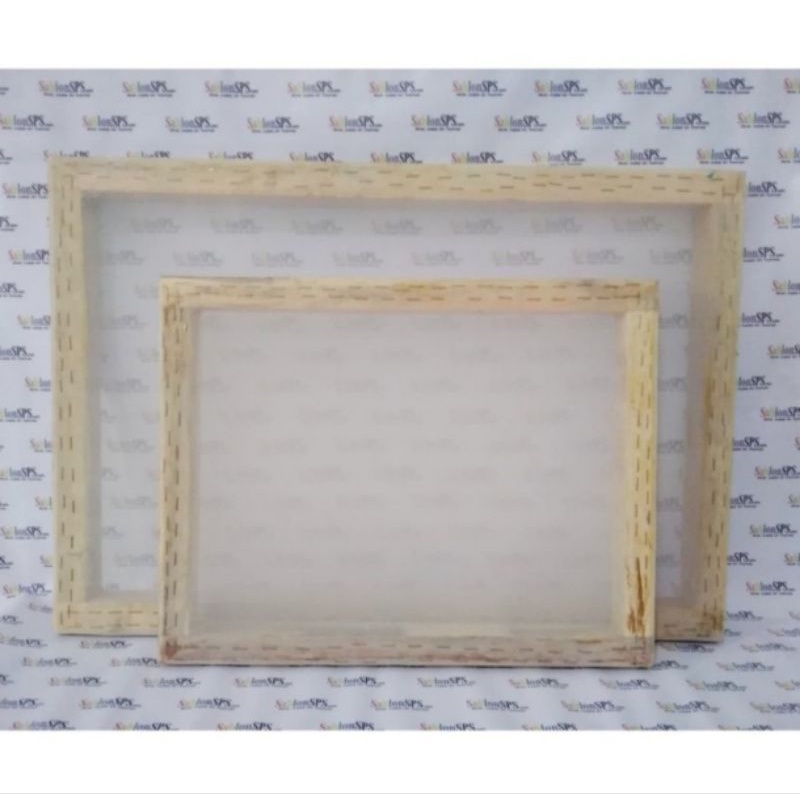 SCREEN KAYU 40X60 T24 PUTIH