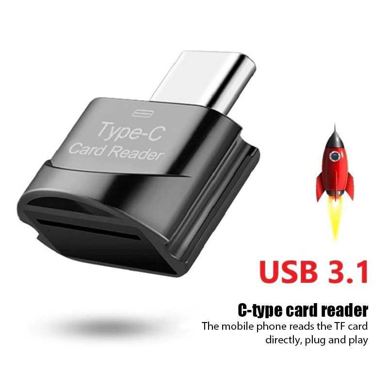 Mini OTG USB Type C to Micro SD Card Reader - P31