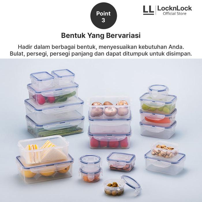 LocknLock Tempat Makan Rectangular Tall 1.0L (HPL817)