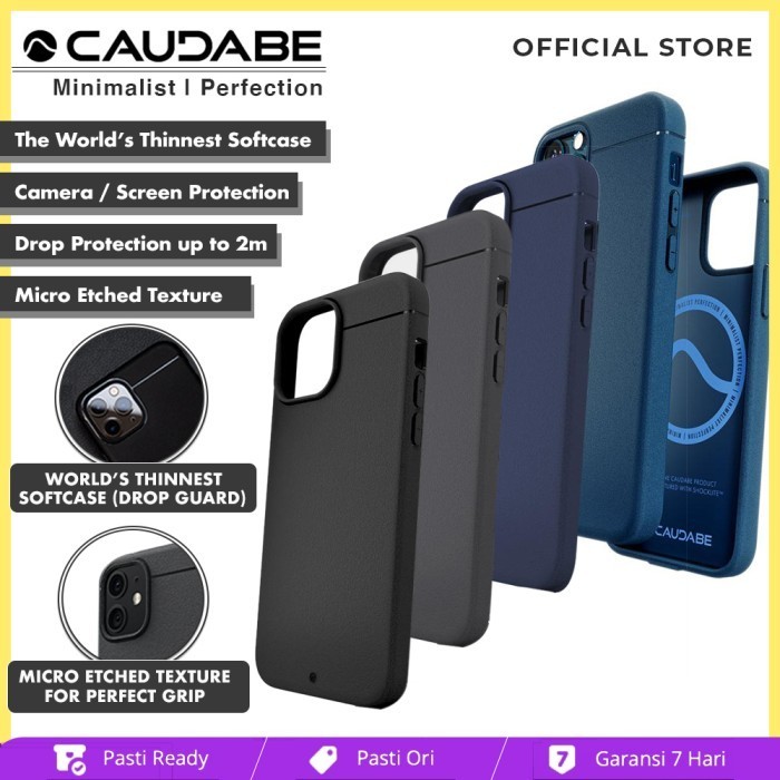 Original Caudabe Sheath Case iPhone 12 Pro Max 12 Pro 12 Mini - Casing