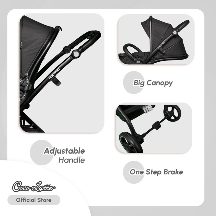 Cocolatte Stroller Cl Bk 1381 Retro