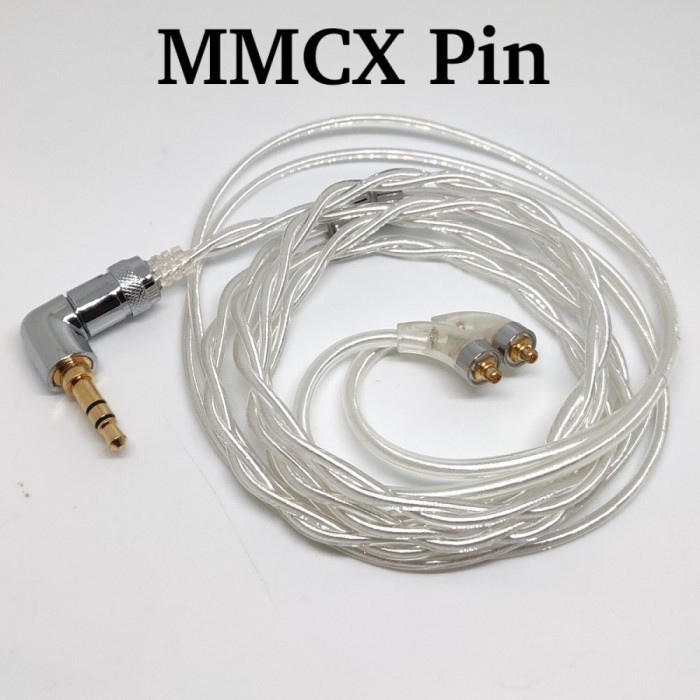 Pure Silver High End Custom Mmcx Pin Cable Replacement