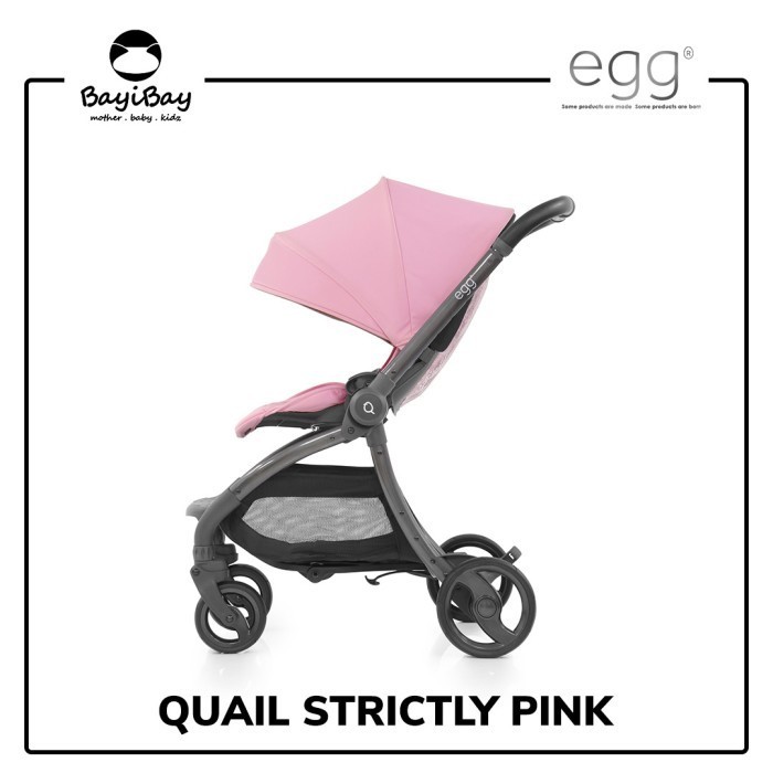 Egg Quail Stroller Strictly Pink / Stroller Anak