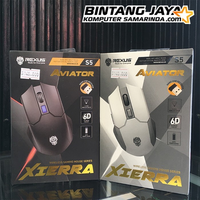 {{{{}}] Rexus Aviator S5 Mouse Gaming Wireless