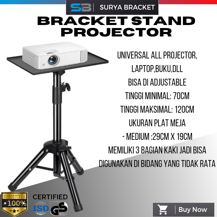 Bracket Stand Proyektor Universal Braket Proyektor mini Infocus