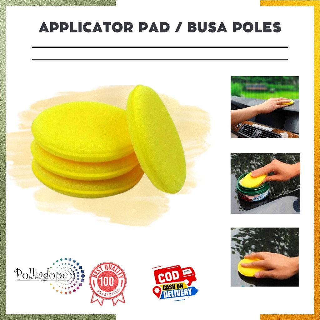 Busa Applicator Pad Busa Wax Polish Compound Sponge Applicator Busa