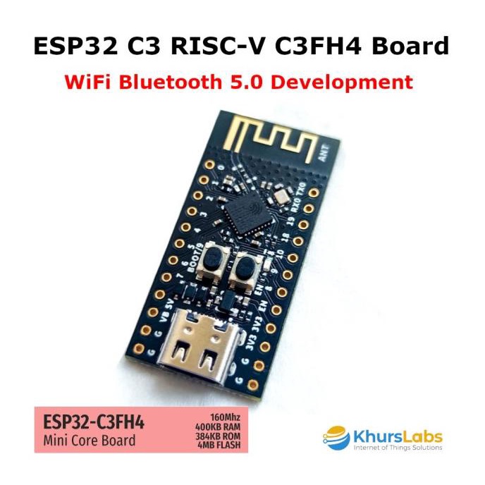 ESP32 C3 RISC-V C3FH4 ESP32C3 WiFi Bluetooth 5.0 Development Board