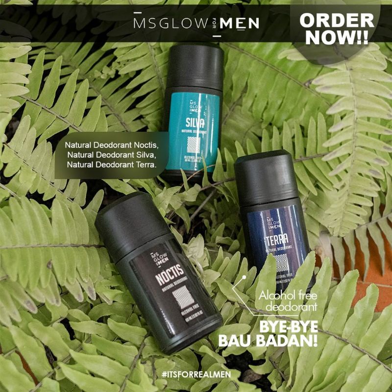 DEODORANT NATURE BY MS GLOW FOR MEN