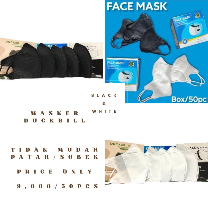 MASKER DUCKBILL ANTI PUTUS