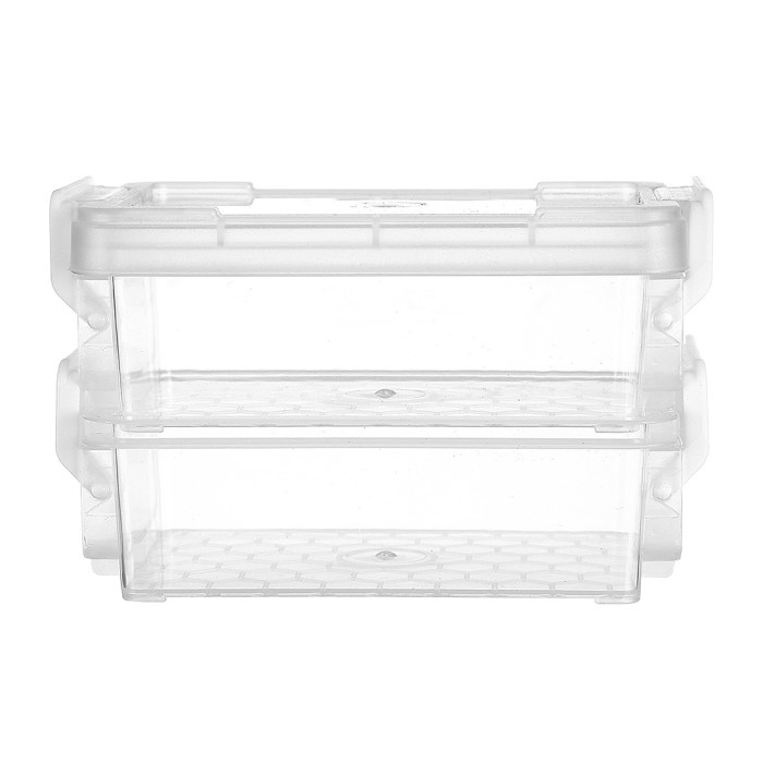 Terbaru Miniso Mini Buckle Two-Layer Storage Box Storage Box