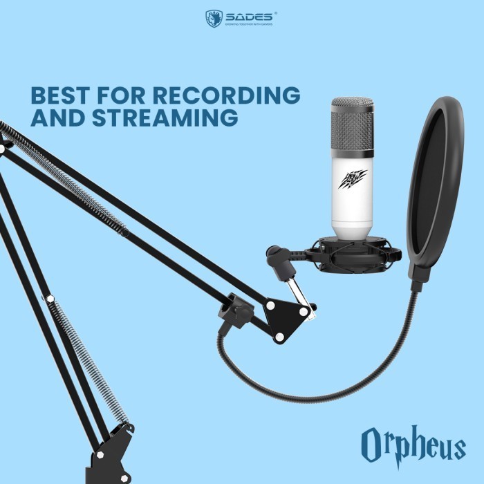 Mic Condenser Sades Orpheus Premium Set