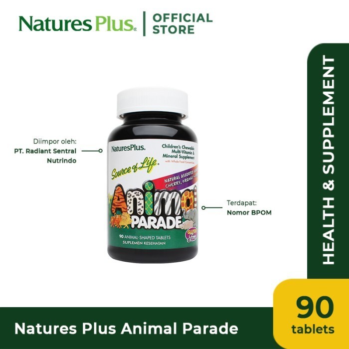 Natures Plus Sol Animal Parade - 90 Tablet