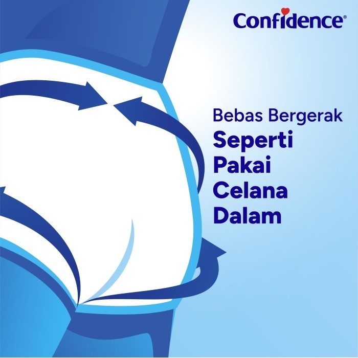 Confidence Popok Dewasa Celana Tipis & Pas E-Pack M 60