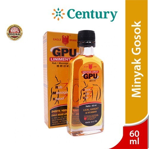 Cap Lang Minyak Urut GPU 60 ML