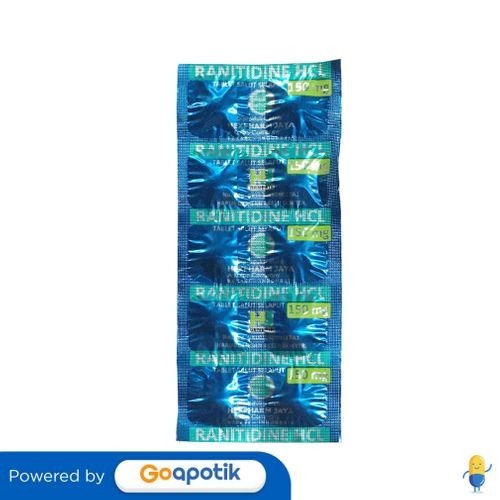 RANITIDINE HEXPHARM 150 MG STRIP 10 TABLET