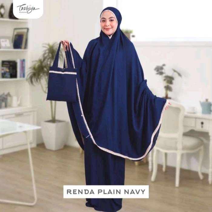 COD MUKENA TAZBIYA POLOS / RENDA