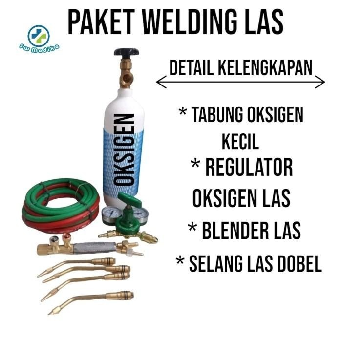 Paket Las Tabung Oksigen 0,25M3