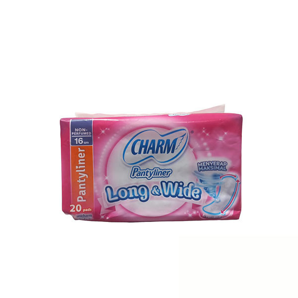 CHARM PL L & W ABSORBENT BREATHABLE 20'S