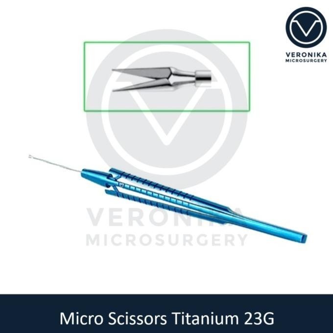 Terbaik Micro Scissors 23G Titanium Terbaik