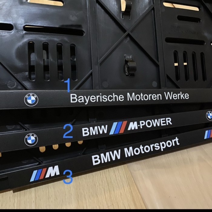 BINGKAI PLAT NOMOR MOBIL BMW EUROKARS