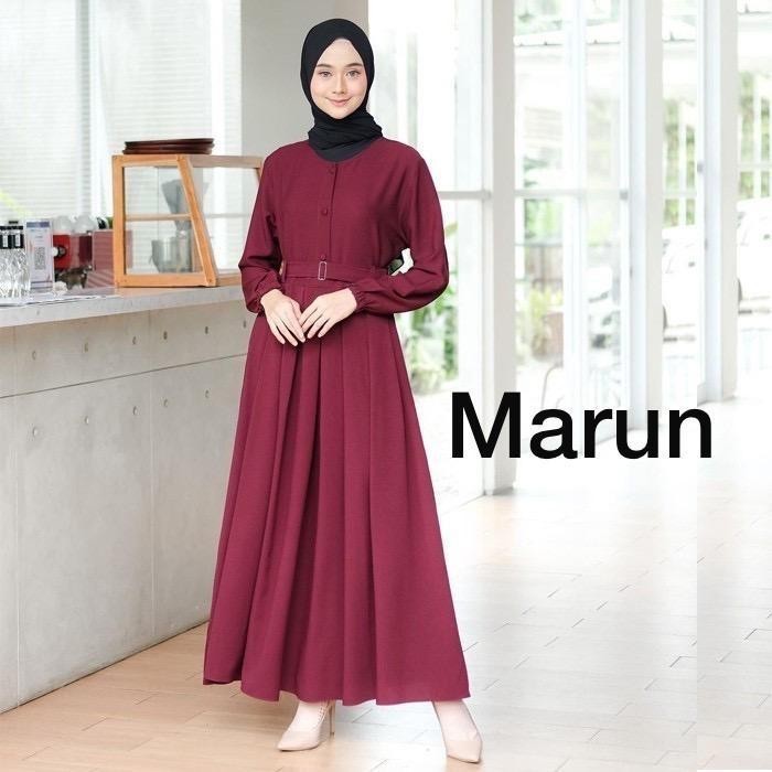 BISA COD - GAMIS MONNA BELT BUSUI FRIENDLY