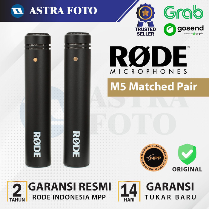 Rode M5 Matched Pair Compact Condenser Audio Microphone Original