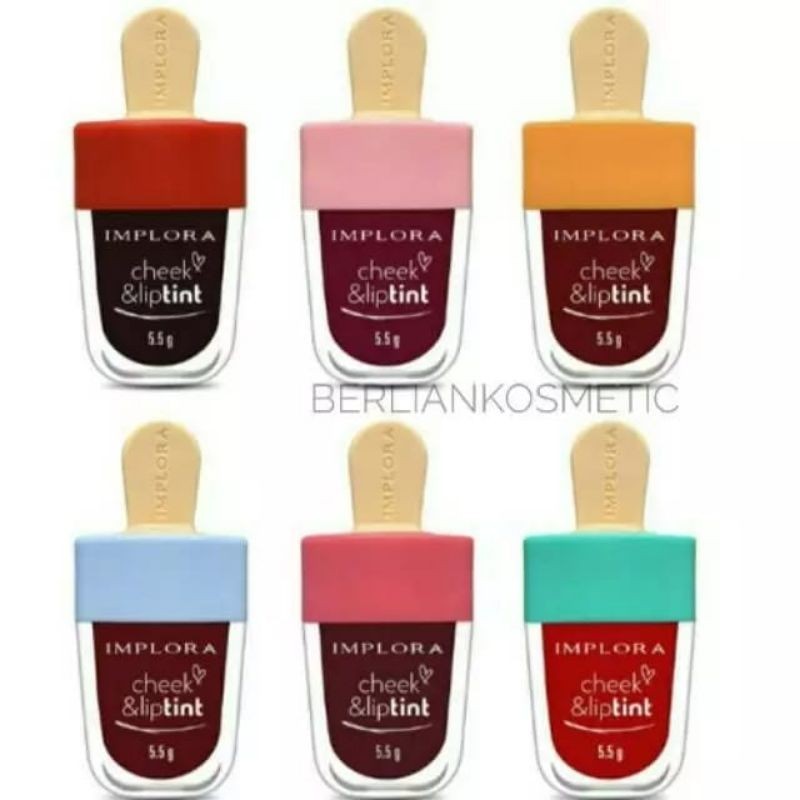 liptint implora no 5 original bpom ecer