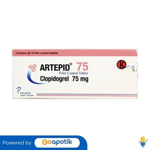 ARTEPID 75 MG BOX 30 TABLET