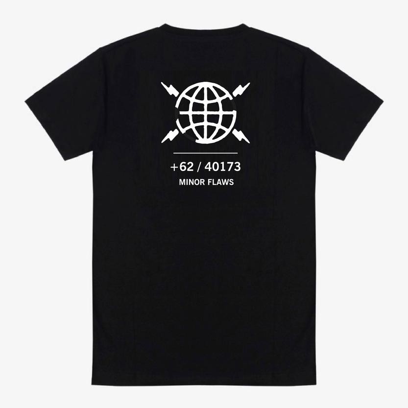 Promo Badger Raw Globe Black Basic T-Shirt