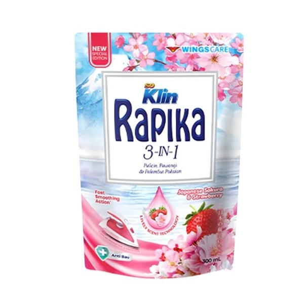 RAPIKA SAKURA STRAWBERRY POUCH 300 ML